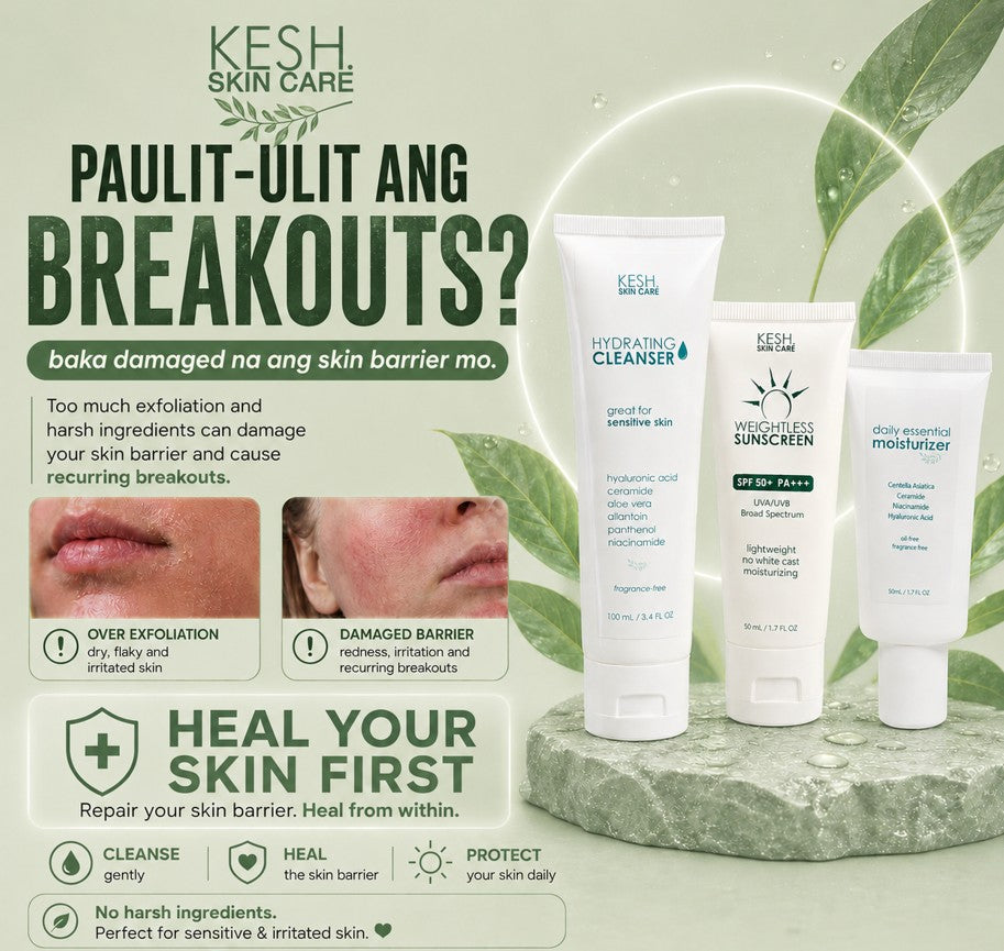 KESH Bundle D – Barrier Restoring Skincare Set for Sensitive & Dry Skin