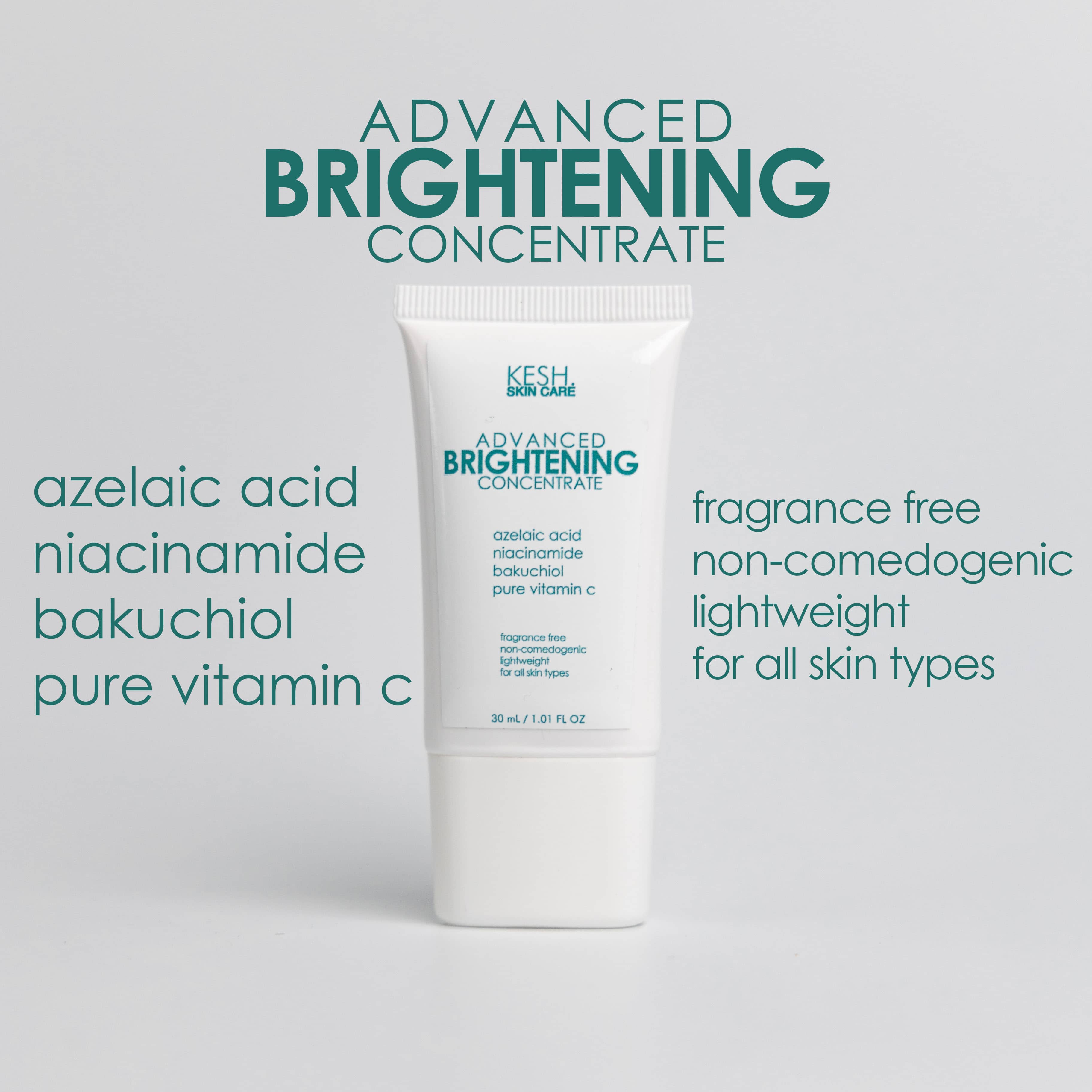 KESH Advanced Brightening Concentrate – Brightening & Anti-Aging Gel for Uneven Skin Tone – 50 g