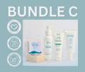 KESH Bundle C – Complete Acne & Brightening Set with Milk Soap & Sunscreen
