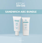 KESH Sandwich ABC Bundle – Advanced Brightening Concentrate & Daily Essential Moisturizer | Brightening & Hydrating Duo for Glowing Skin